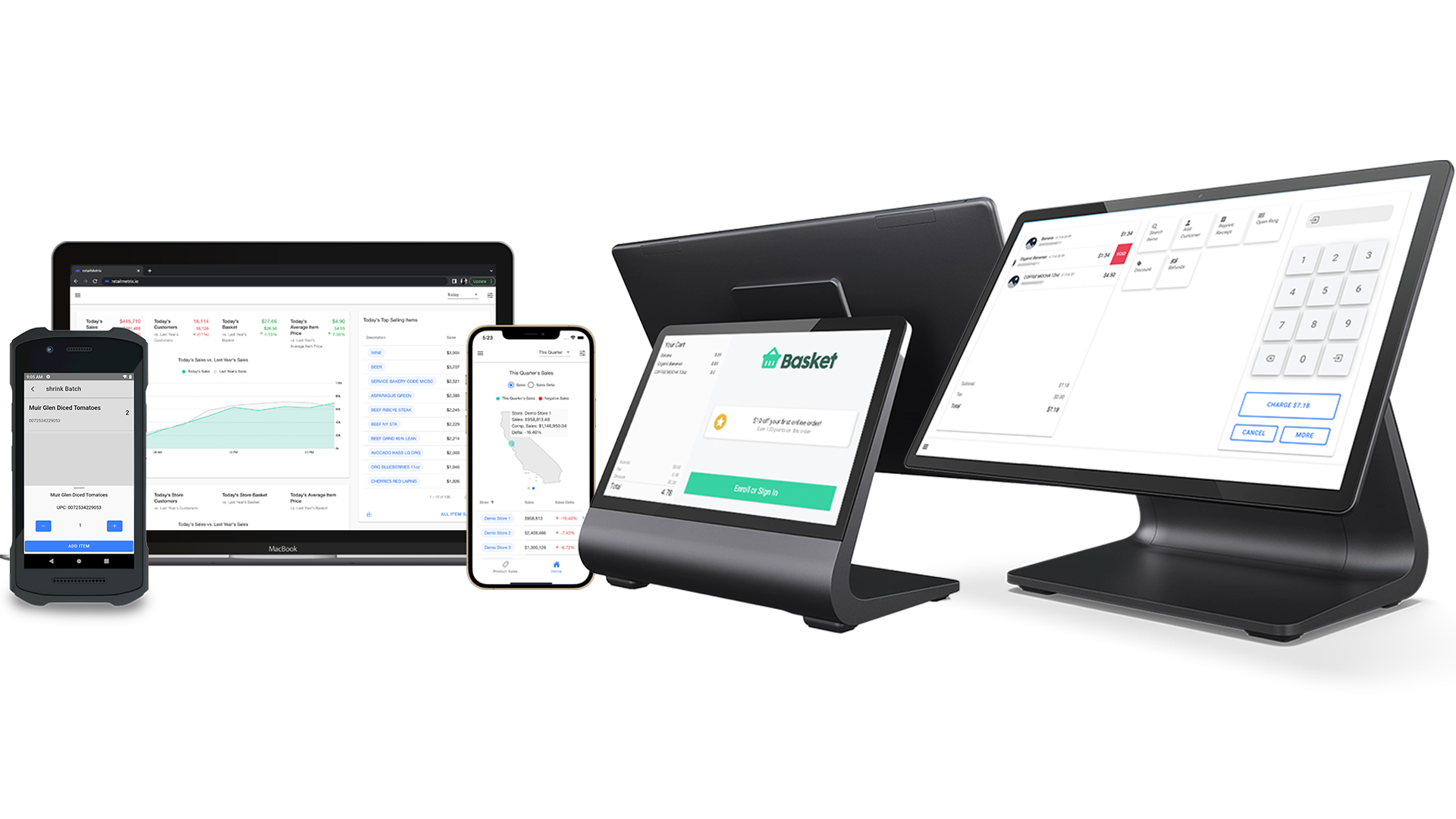 screenshot of Basket Point of Sale